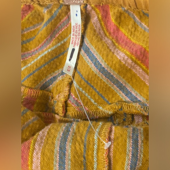 Free People Hudson Canyon Striped Pants Good Combo Combo Size M - Picture 10 of 16